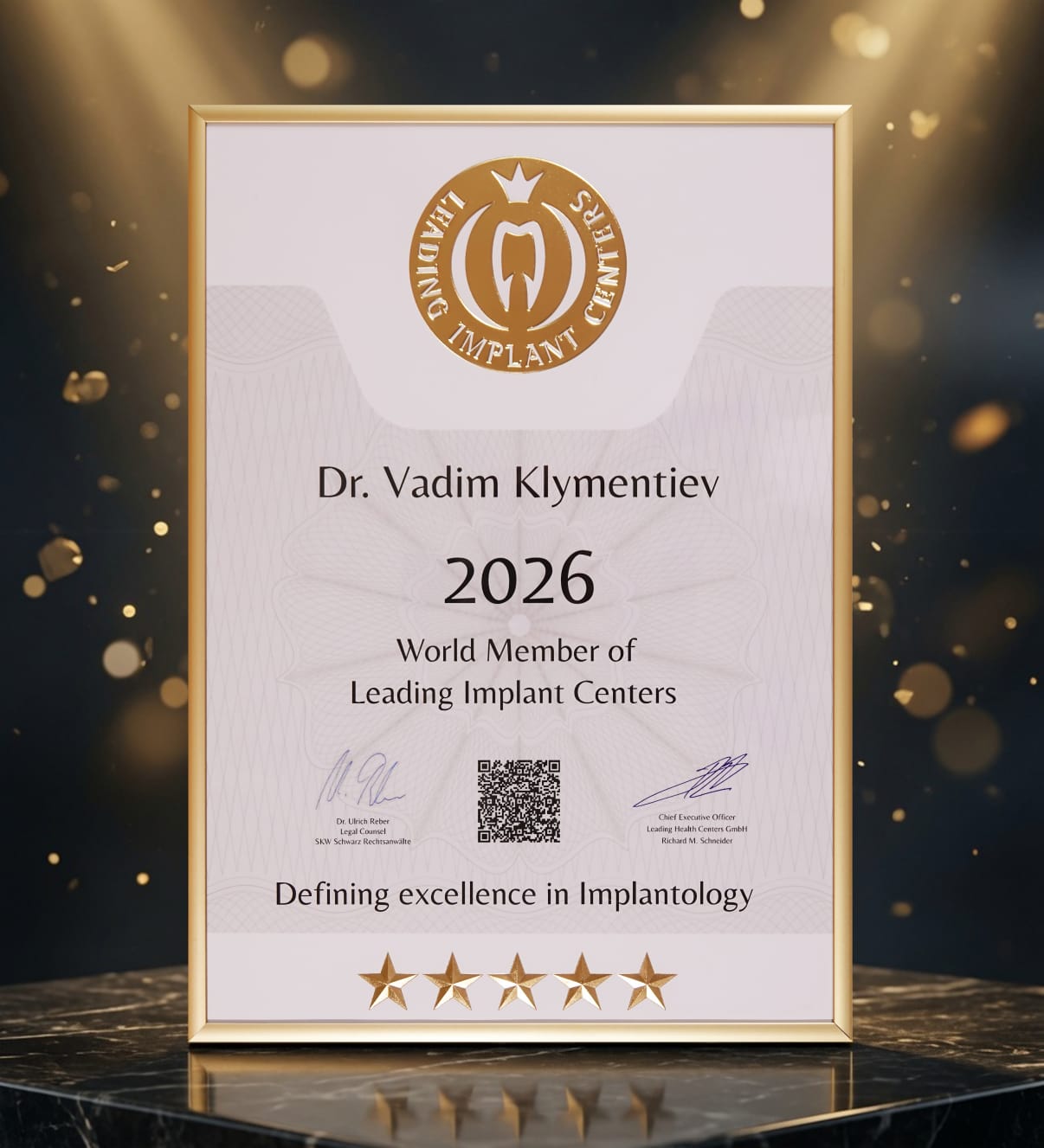 world member of leading implant centers